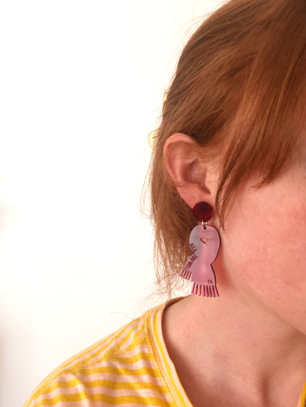 “Just to Break Me Like a Promise” Scarf Taylor Swift Earrings