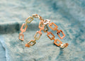 Titanium Chain Hoops