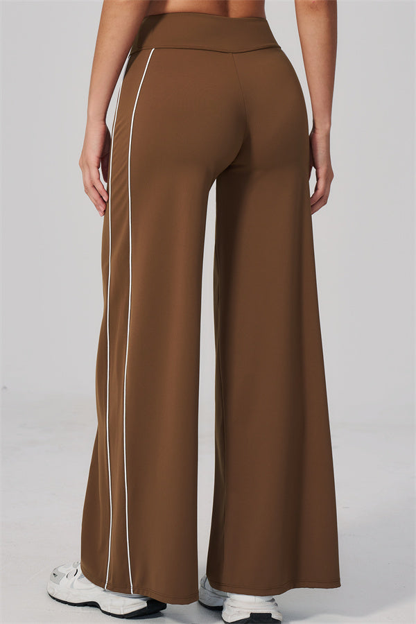 The Breathe Crop Top Straight Leg Pants 2-Piece Set