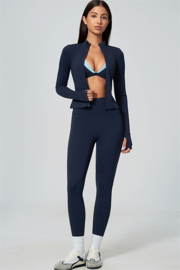 The Seraphine Jacket Sports Bra Leggings 3-Piece Set