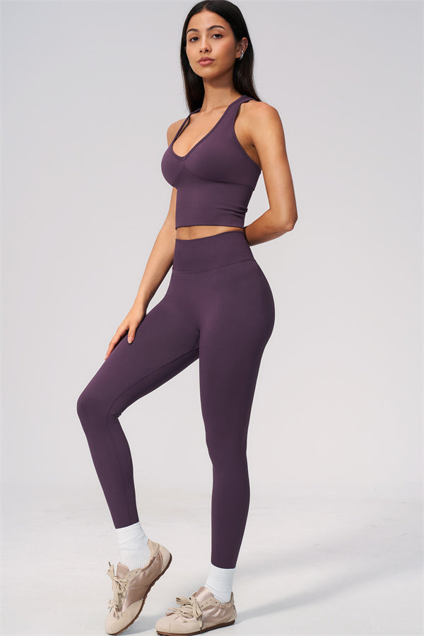 The Allure Crop Top Leggings 2-Piece Set