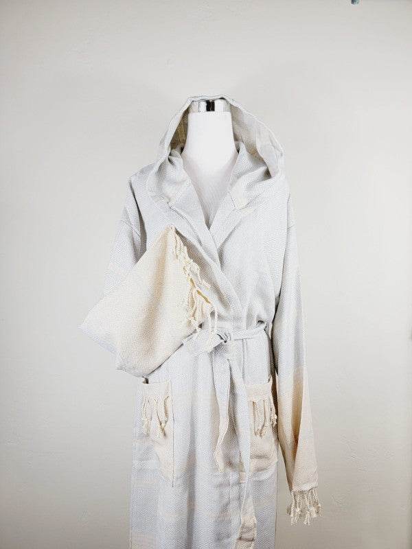 Unisex Robe, Beach or spa Robe with pockets - Ligh