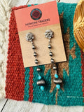 Navajo Turquoise & Sterling Silver Beaded Flower D