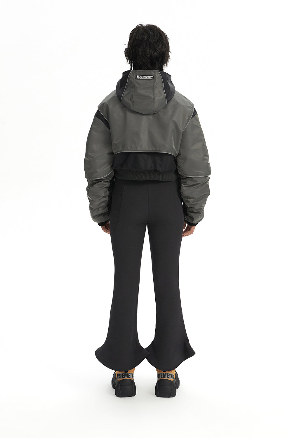 MA-1 Bomber Jacket Reflective Splicing Jacket
