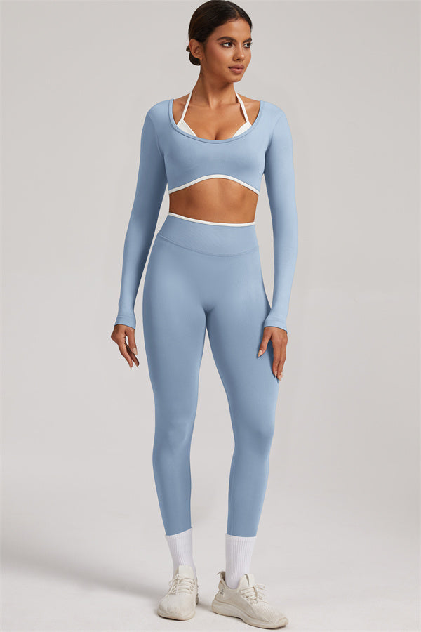 The Elevate Long Sleeve Crop top