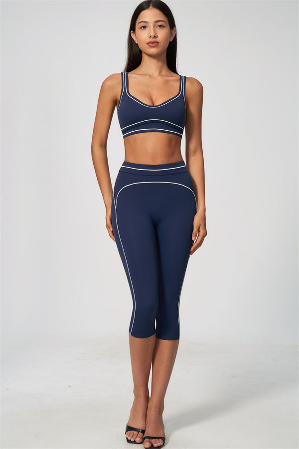 The Amara Sports Bra Capri Leggings 2-Piece Set