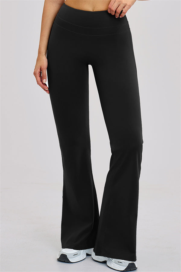 The Stride Crop Top Flared Leggings 2-Piece Set