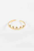 Bump Adjustable Ring | Gold