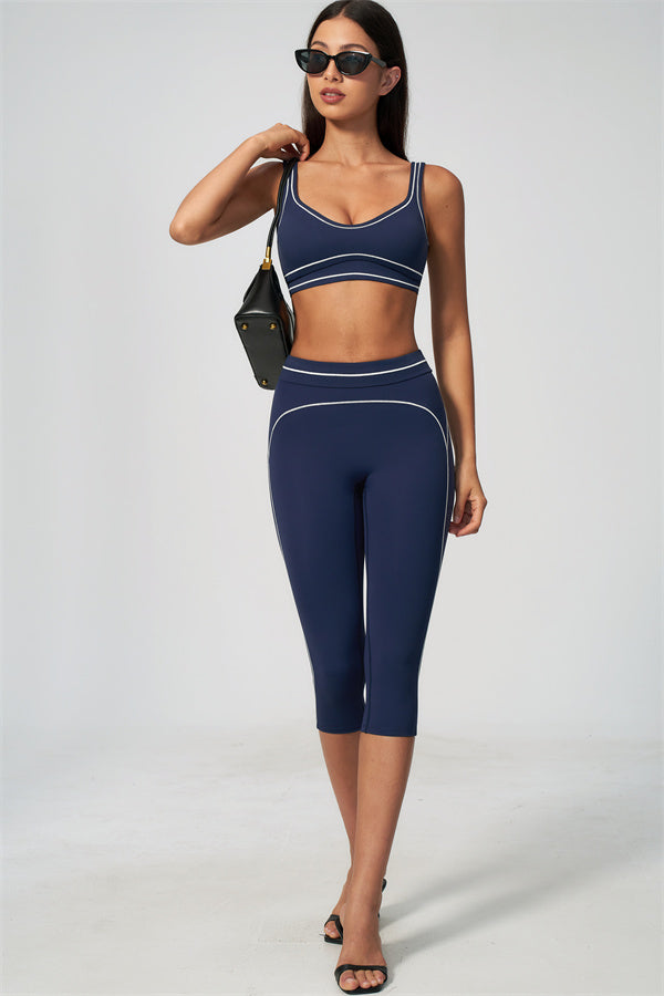 The Amara Sports Bra Capri Leggings 2-Piece Set