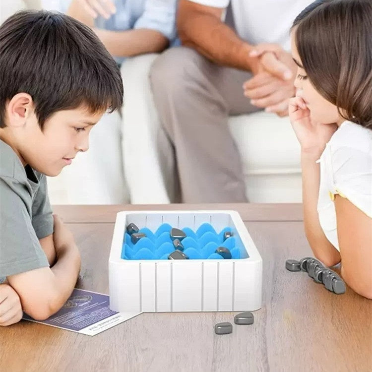 Magnetic Chess Board Game - Concentration Training with Sponge & Rope Accessories