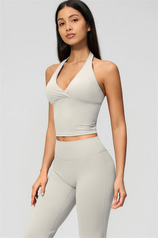 The Lox Crop top Flared Leggings 2-Piece Set