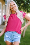 Murphy Floral Embroidered Sleeve Blouse