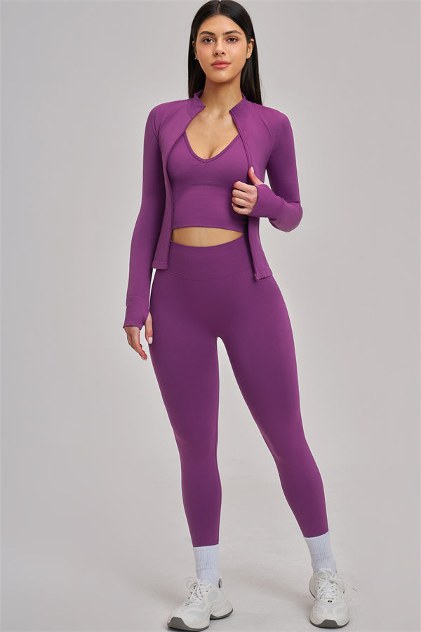 The Vision Jacket Tank Top Leggings 3-Piece Set