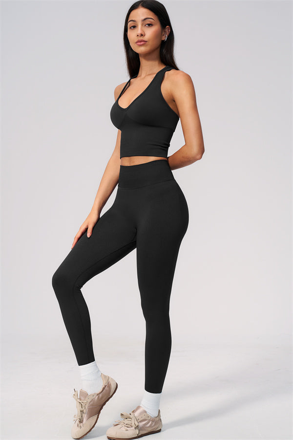The Allure Crop Top Leggings 2-Piece Set