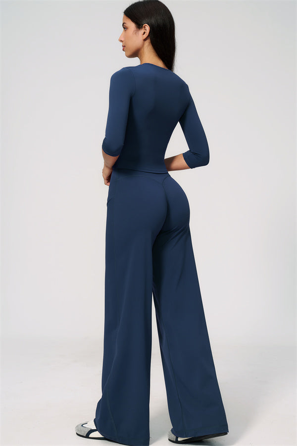 The Natalia Half-Sleeve Top