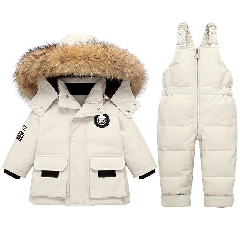 Children's Down Jacket Set for Ages 1-5 (2 Pieces)