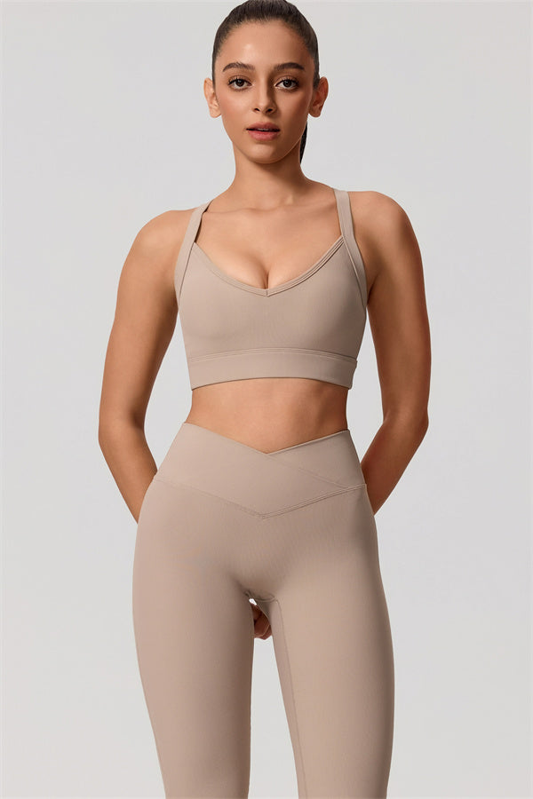 The Daze Sports Bra Flared Leggings 2-Piece Set