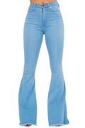 Bell Bottom Jean in Light Wash- Inseam 34