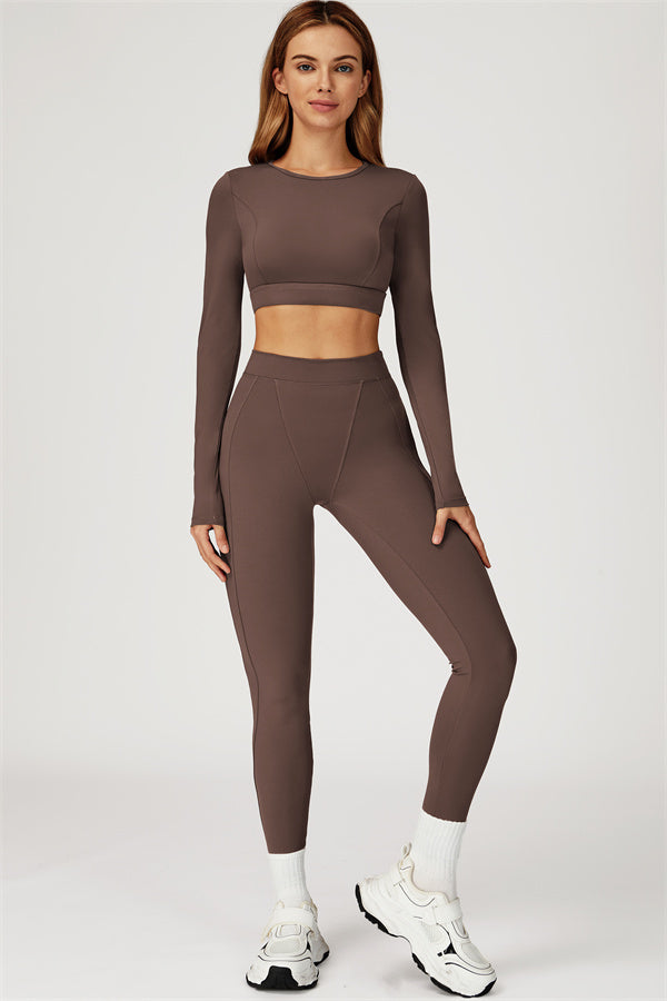The Conquer Long Sleeve T-shirt Leggings 2-Piece Set