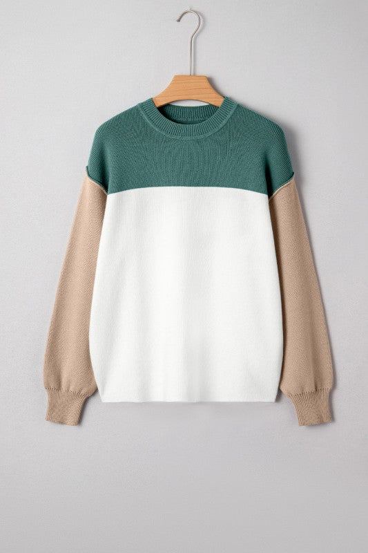 Anava Ribbed Knit Baggy Sweater