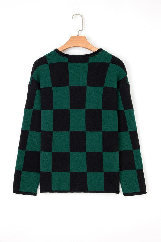 Amelia Drop Shoulder Knit Sweater