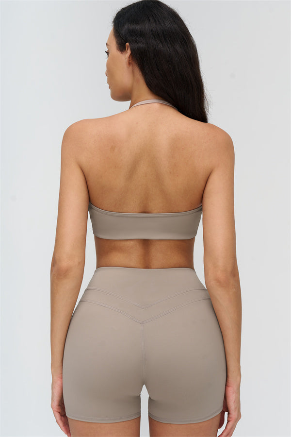 The Stride Halter Sports Bra