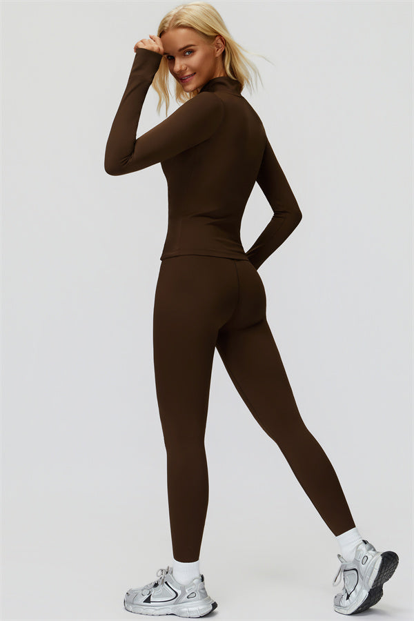 The FemmeFit Zip Jacket Leggings 2-Piece Set