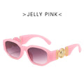 Retro Cutting Lens Gradient Square Sun Glasses UV400