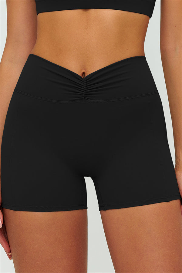 The Lushness Y-Back Sports Bra Shorts 2-Piece Set