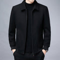 Men's Wool Lapel Cardigan Jacket for Autumn/Winter