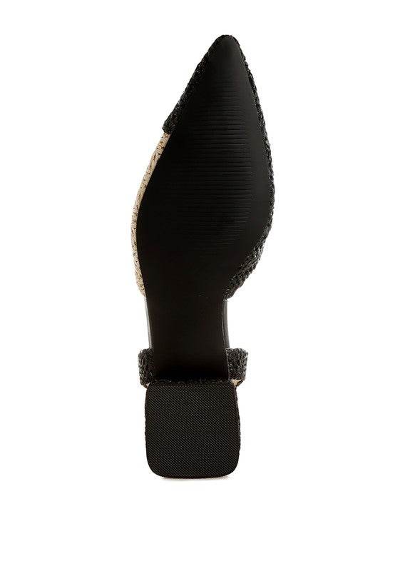 Kinjay Pointy Toe Slingback Sandals