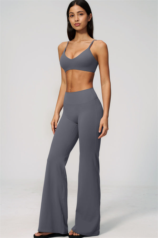 The Zura Sports Bra Flared Leggings 2-Piece Set