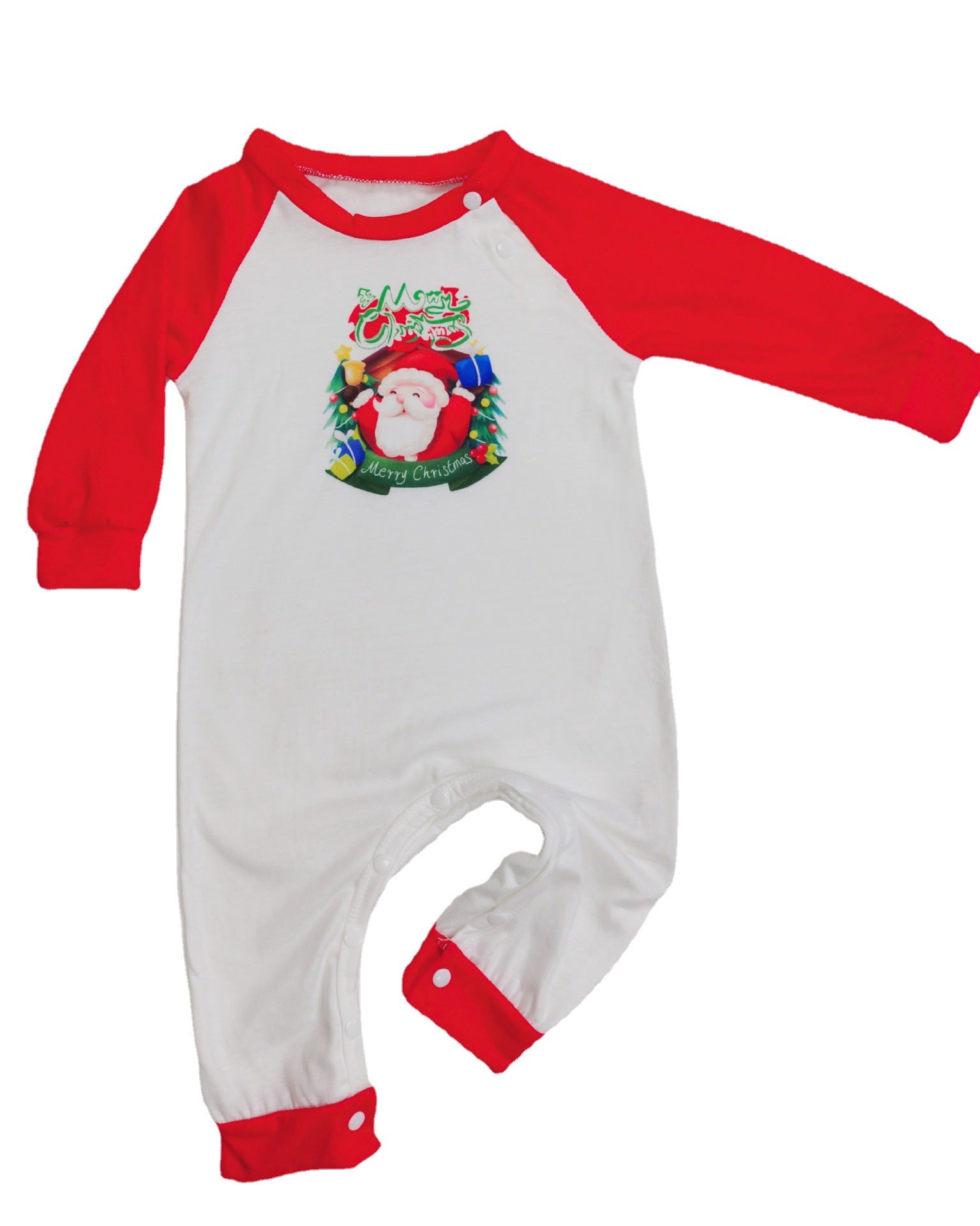 Parent-Child Clothes Set Long Sleeve T-Shirt Plaid Pants Family Matching Pajamas