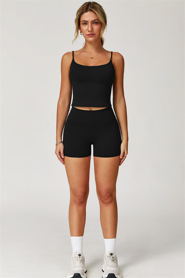 The Agile Crop Top Shorts 2-Piece Set