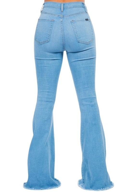 Bell Bottom Jean in Light Wash- Inseam 34