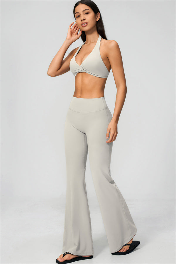 The Lox Sports Bra Flared Leggings 2-Piece Set