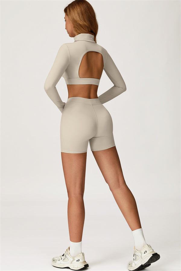 The Axis Crop Top Shorts 2-Piece Set