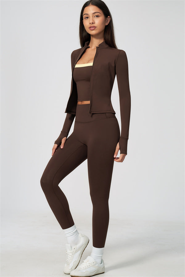 The Seraphine Jacket Tank Top Leggings 3-Piece Set