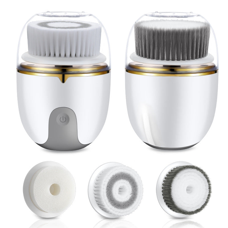 Washing Brush Electric Cleansing Instrument Interchangeable Head Makeup Brush
