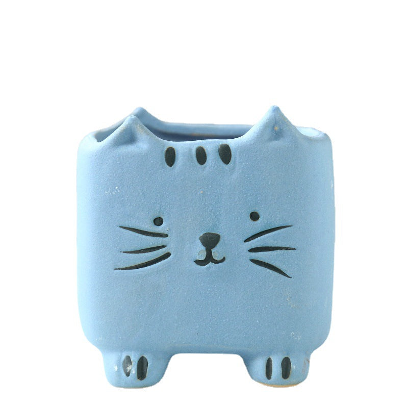 Creative Cute Kitty Succulent Flower Pot
