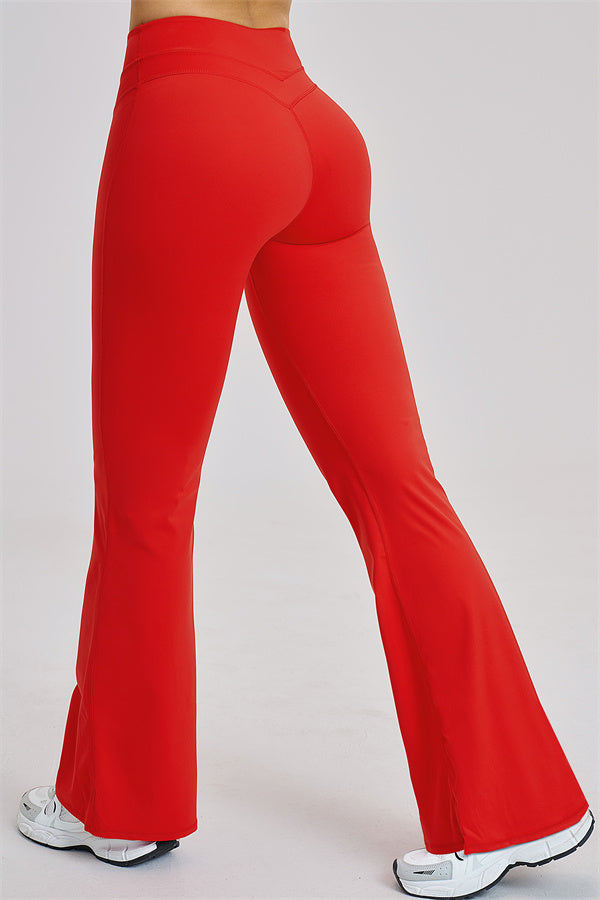 The Stride Crop Top Flared Leggings 2-Piece Set
