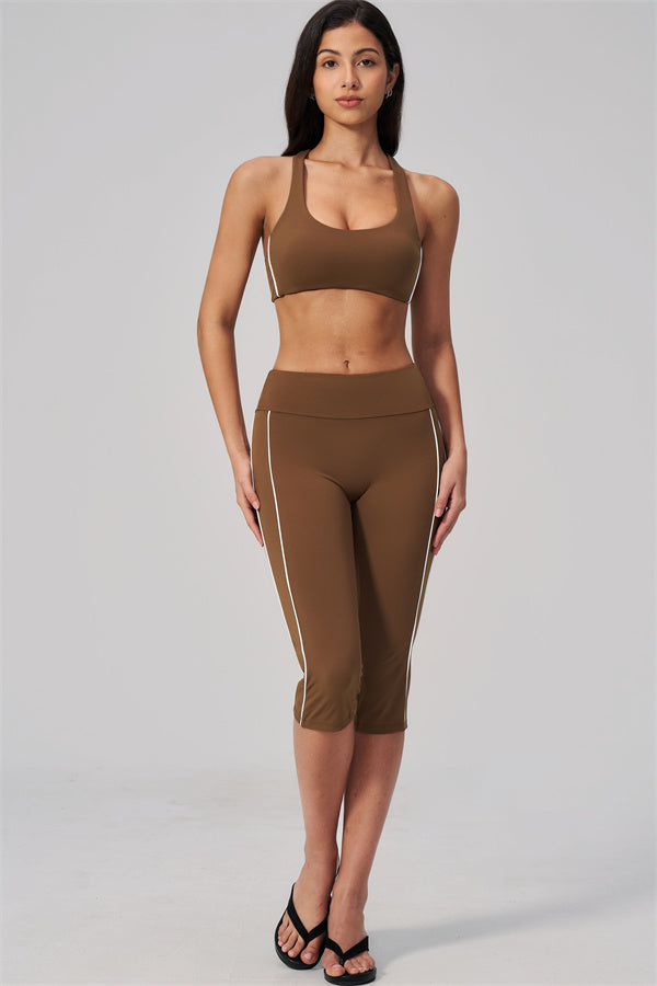 The Breathe Sports Bra Capri Leggings 2-Piece Set