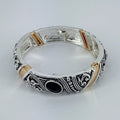 Designer inspired Filigree Stretchable with Glass