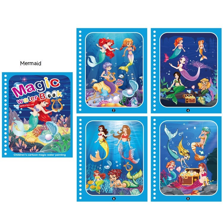 Children's Diy Magic Water Picture Book