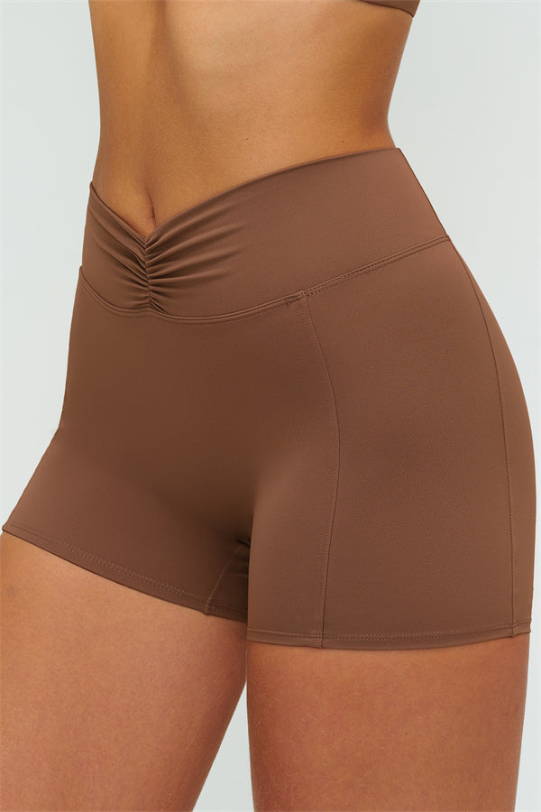 The Lushness V-Back Sports Bra Shorts 2-Piece Set