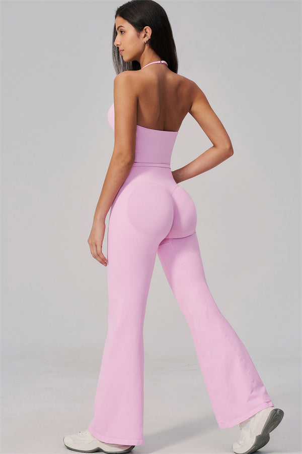 The Align Halter Tank Top Flared Leggings 2-Piece Set