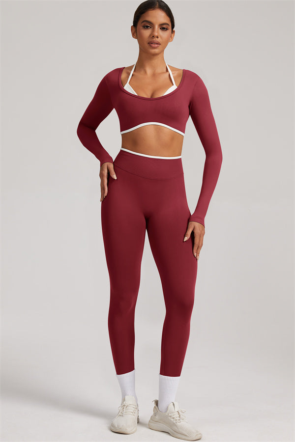 The Elevate Long Sleeve Crop top