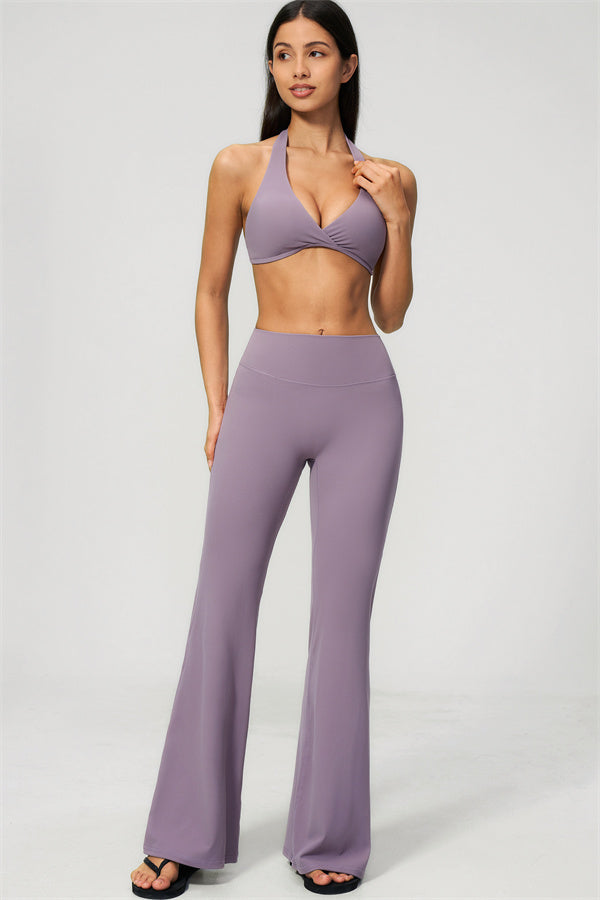 The Lox Sports Bra Flared Leggings 2-Piece Set