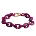 Basic Style Graphite Silver Bracelet