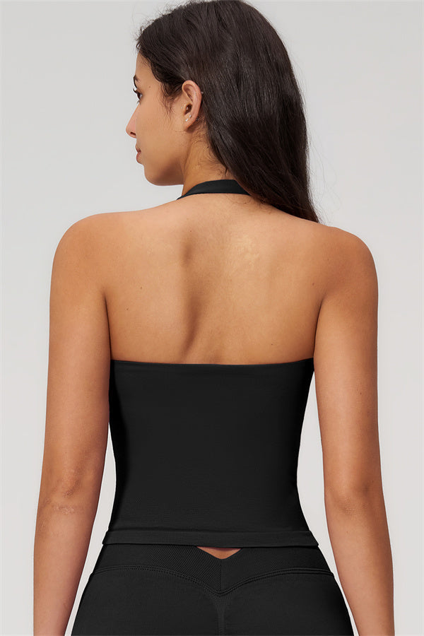 The Empower Halter Crop Top Leggings 2-Piece Set